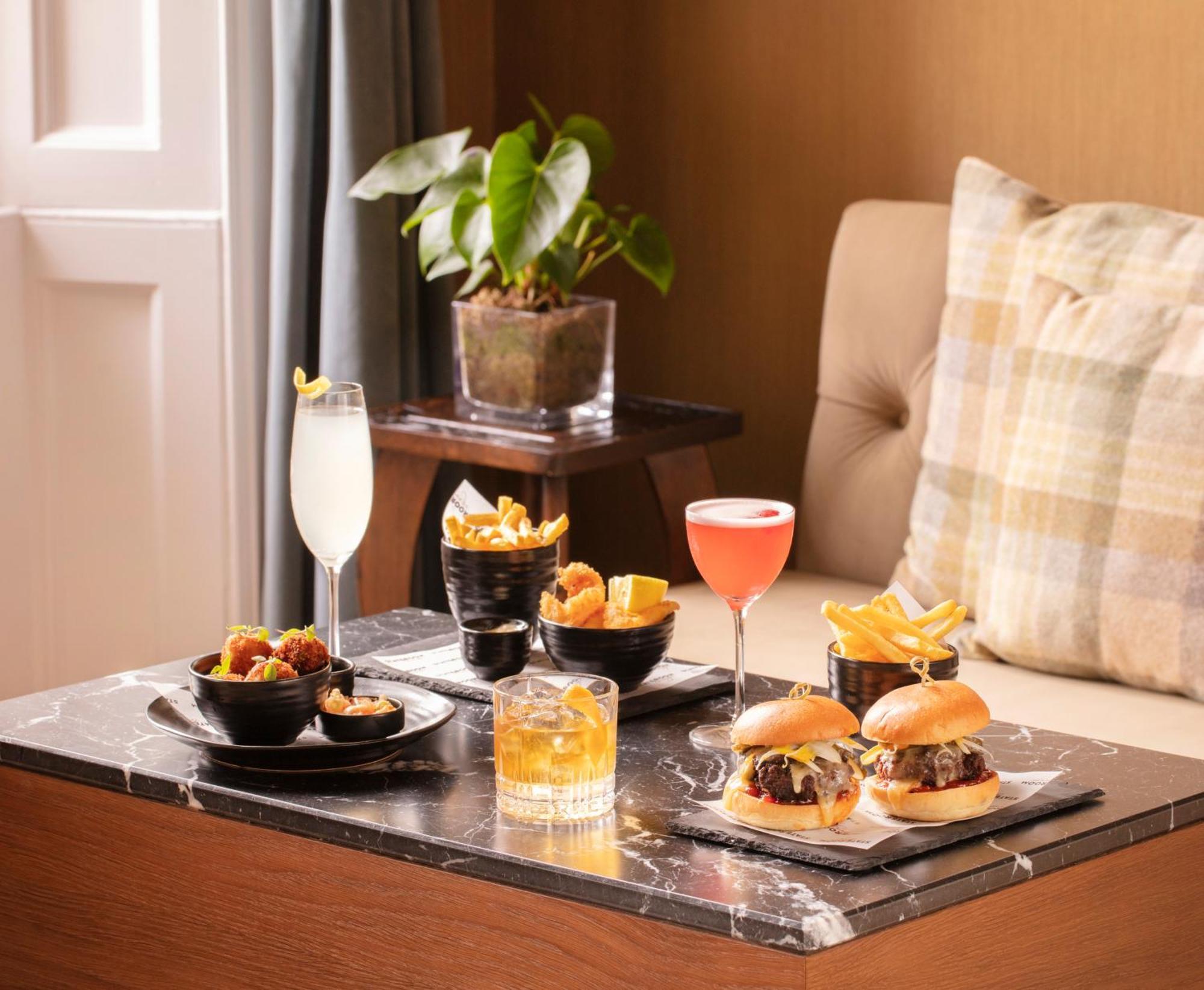 Schloss Roxburghe, Part Of Destination By Hyatt Екстер'єр фото A selection of cocktails and bar snacks at the bar