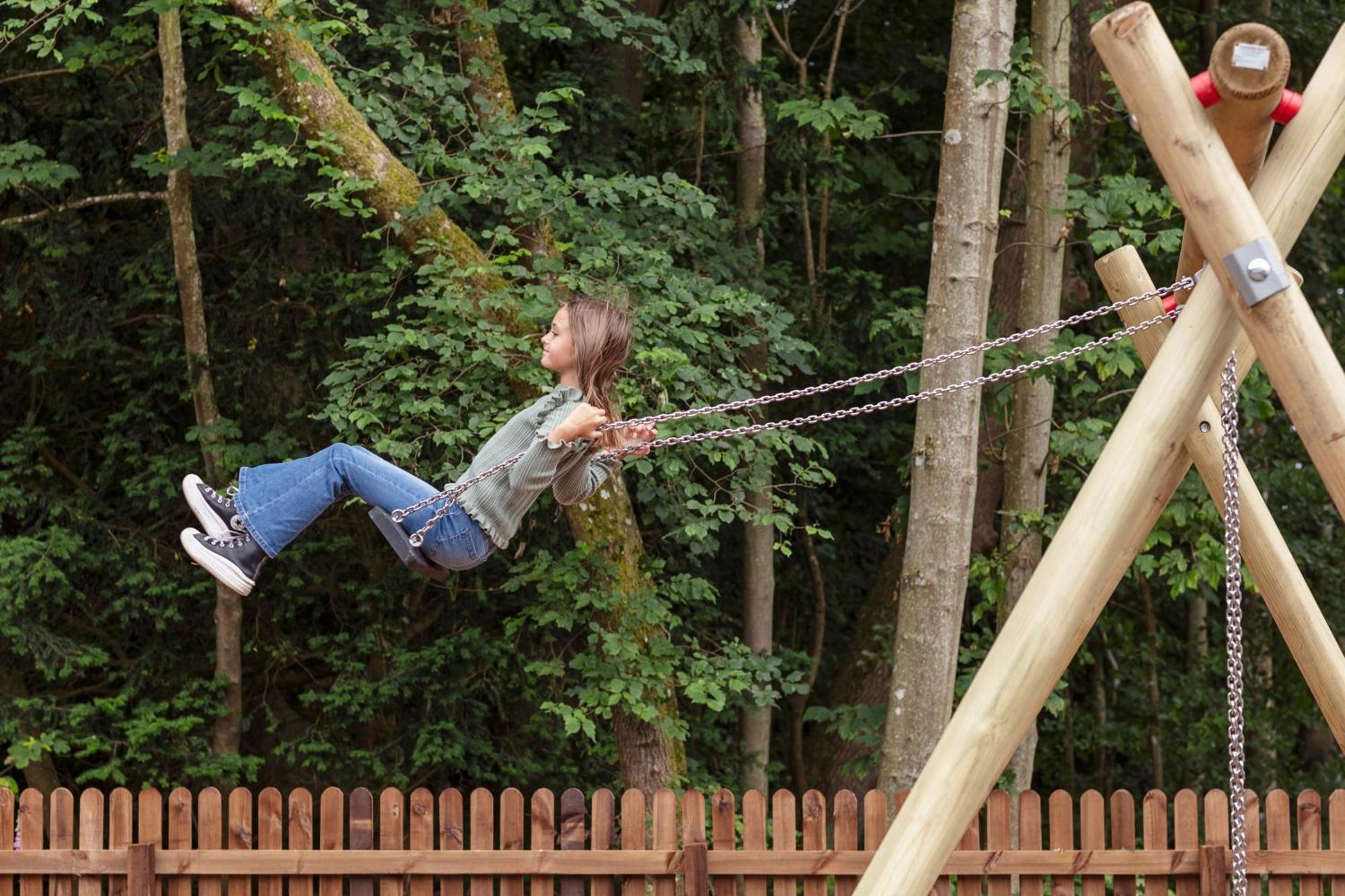 Schloss Roxburghe, Part Of Destination By Hyatt Екстер'єр фото A child on a swing